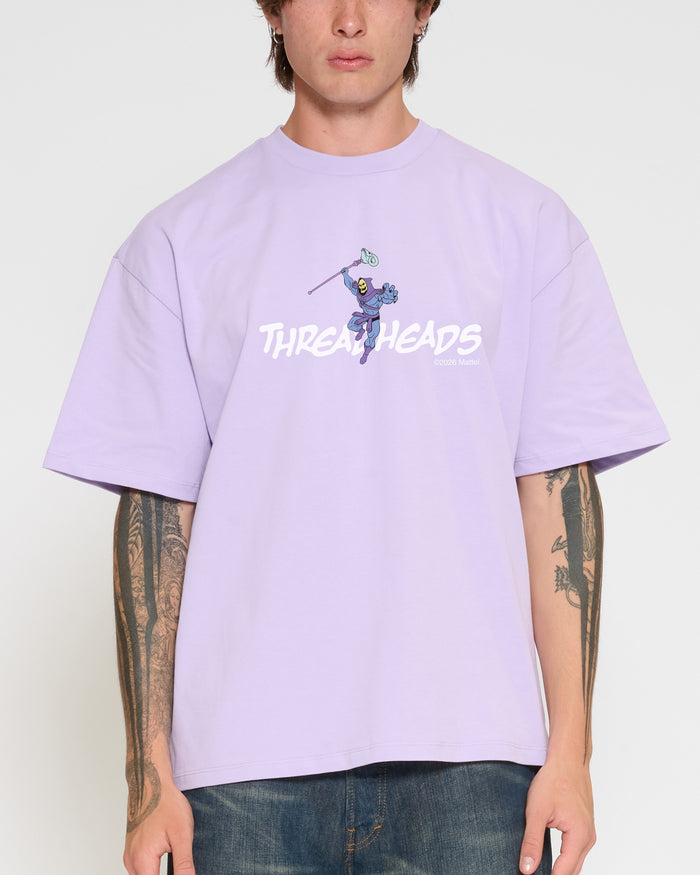 Skeletor Threadheads Lilac Oversized Tee