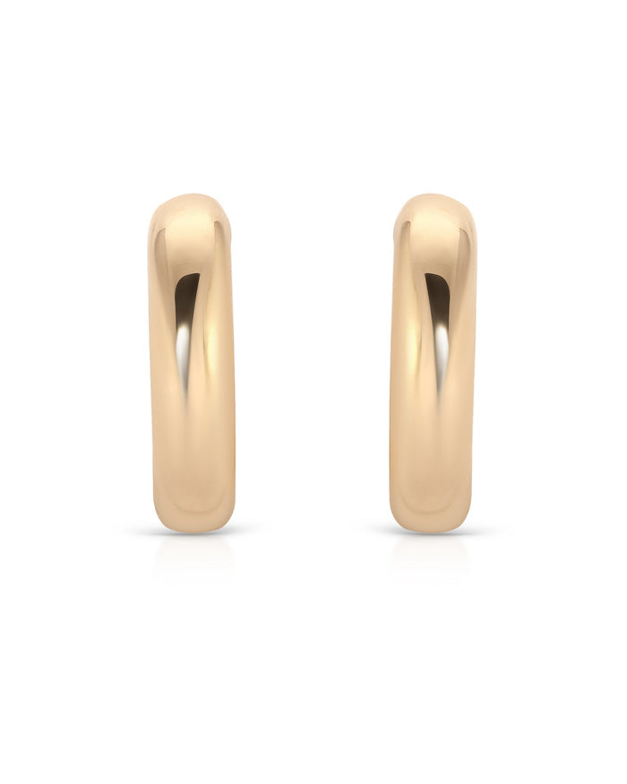 Small Thick Classic Hoops