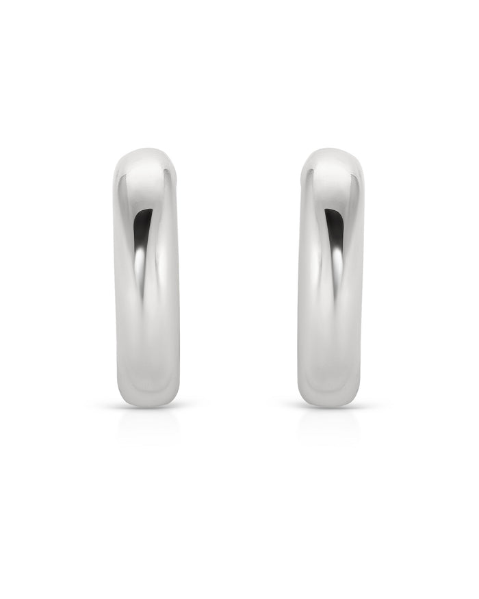 Small Thick Classic Hoops