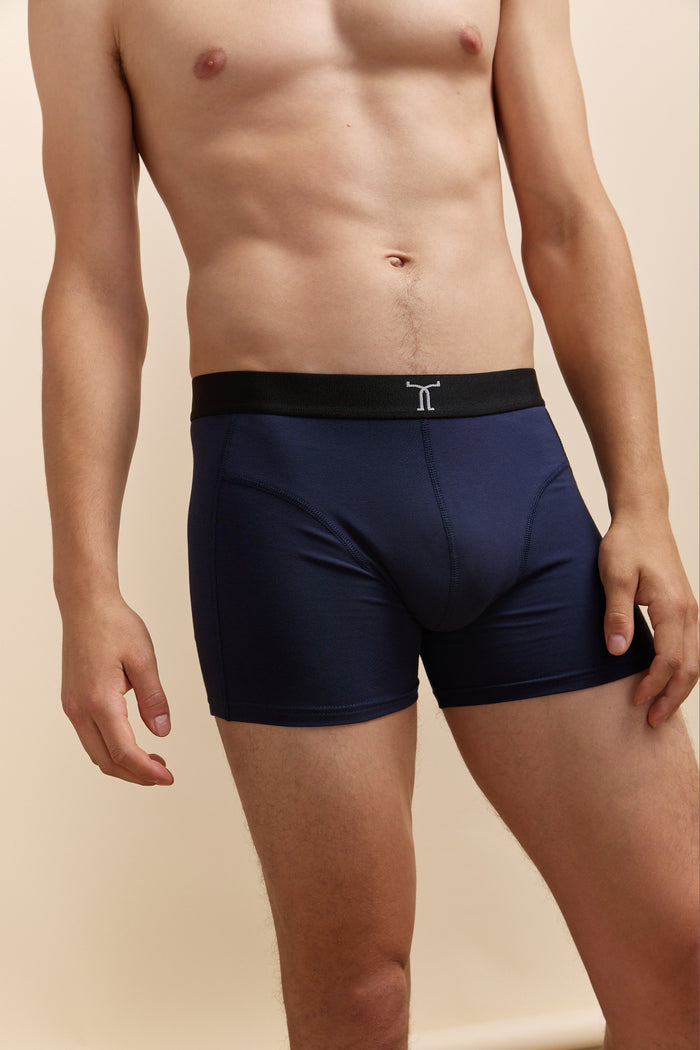 Solid colour short boxer