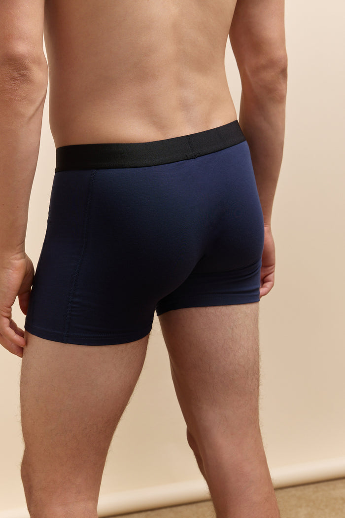 Solid colour short boxer