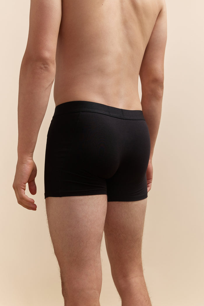 Solid colour short boxer