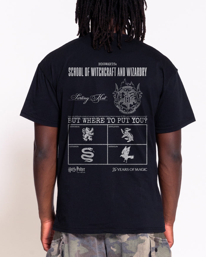 Sorting Hat Black T-Shirt