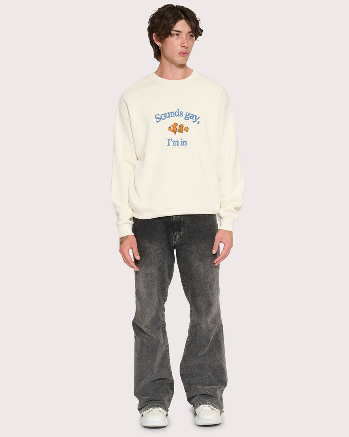 Sounds Gay, I'm In Natural Sweatshirt