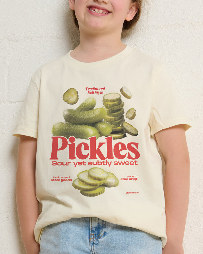 Sour Yet Sweet Pickles Natural Kids T-Shirt