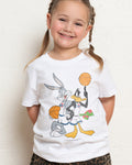 Space Jam Ballers White Kids T-Shirt