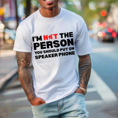 Speaker Phone Unisex T-Shirt