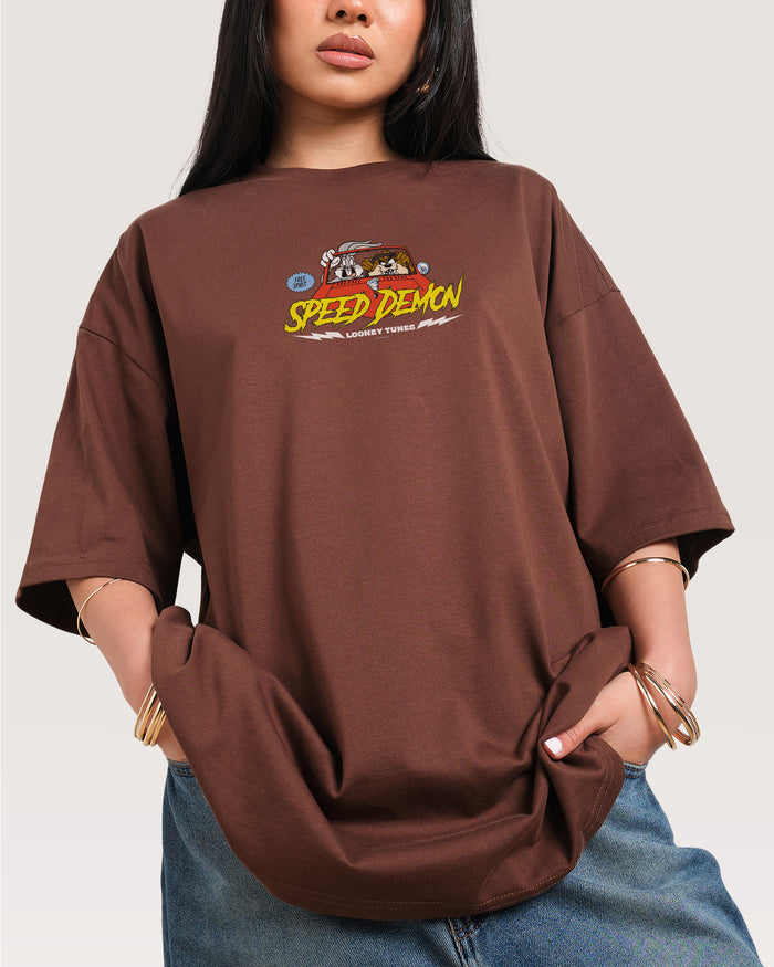 Speed Demon Oversized Tee Australia