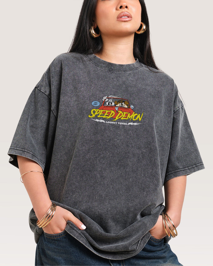 Speed Demon Wash Tee Australia