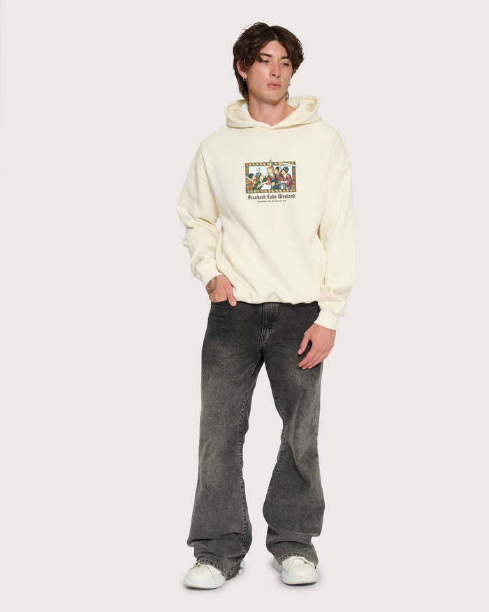 Standard Lads Weekend Natural Hoodie
