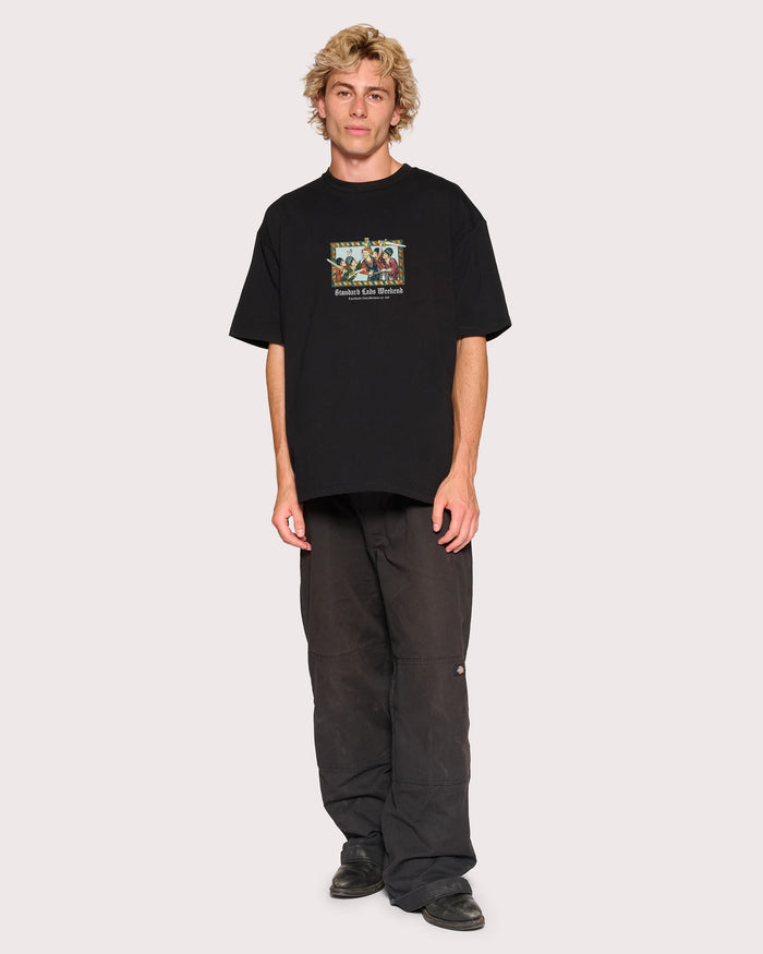 Standard Lads Weekend Black Oversized Tee