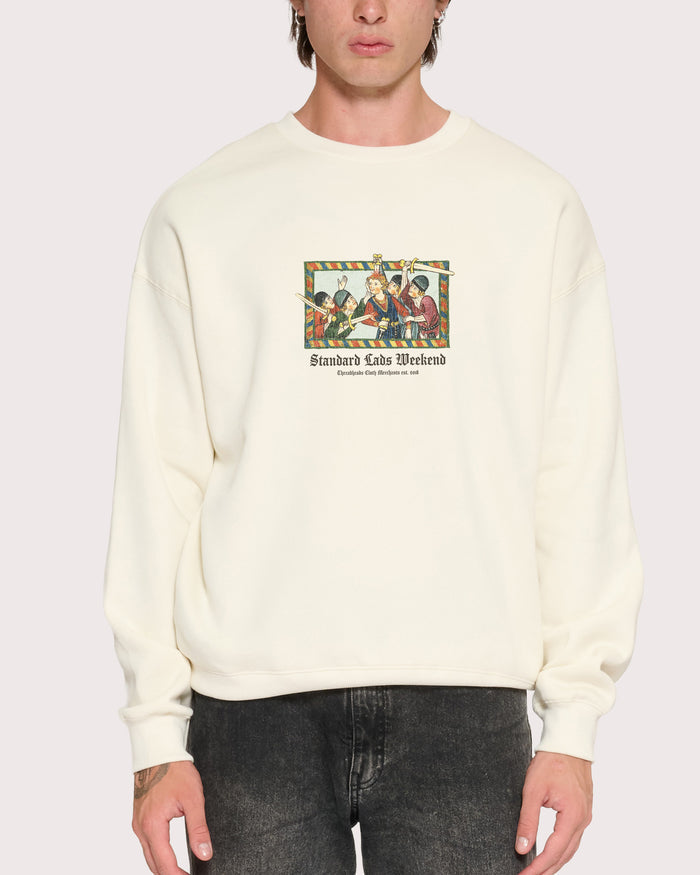 Standard Lads Weekend Natural Sweatshirt