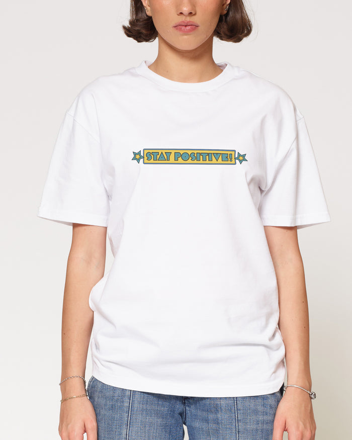 Stay Positive Front and Back T-Shirt – view 2