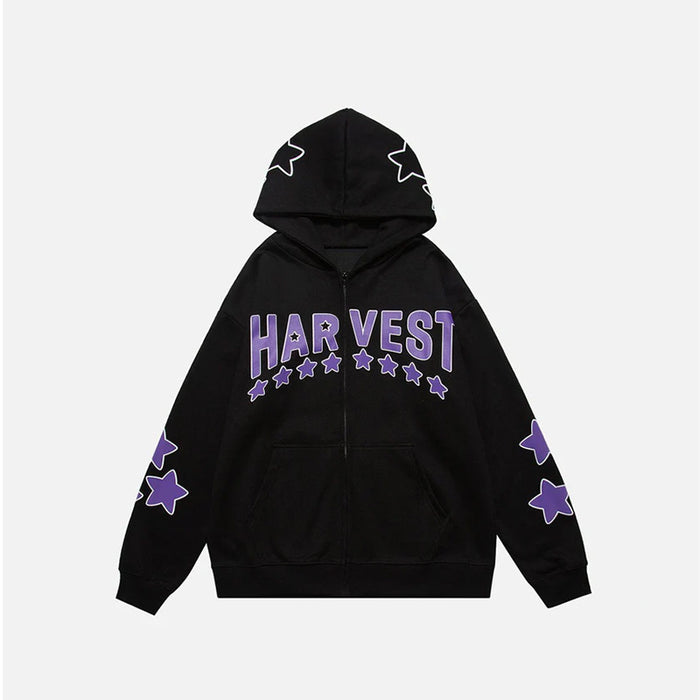 Stellar Script Zip Hoodie