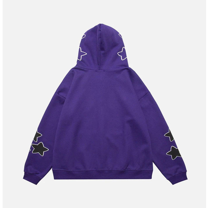 Stellar Script Zip Hoodie