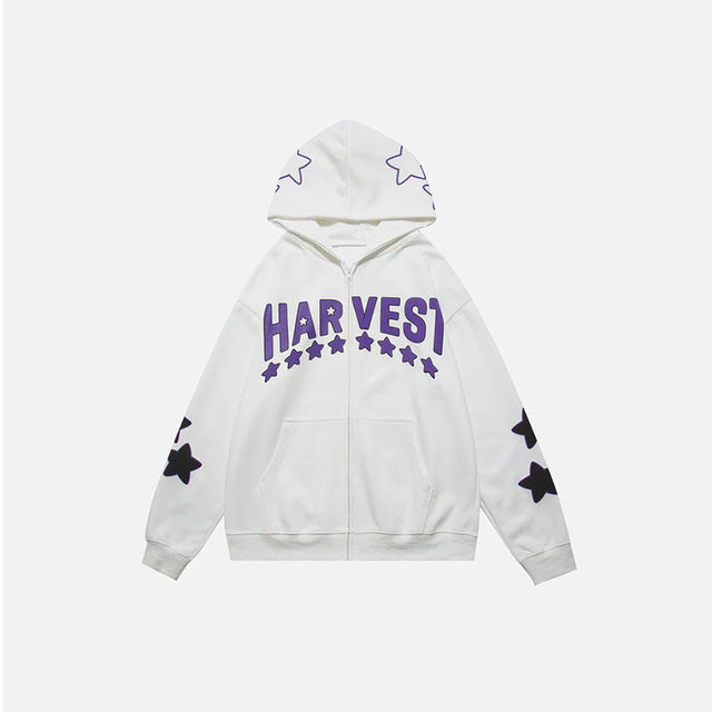 Stellar Script Zip Hoodie
