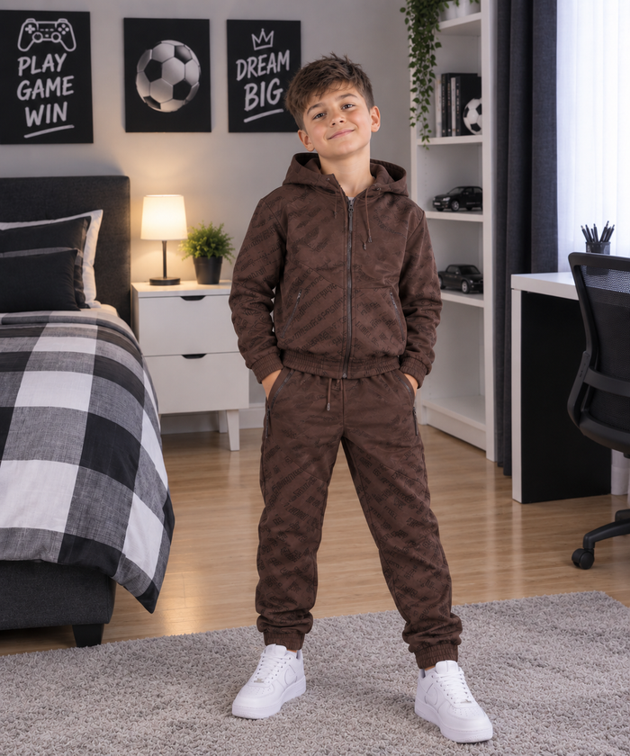 Stoere 2-Delige Jongens Set – Hoodie & Joggingbroek