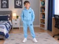 Stoere Skyblauwe Jongens Jogging Set – 2-Delig