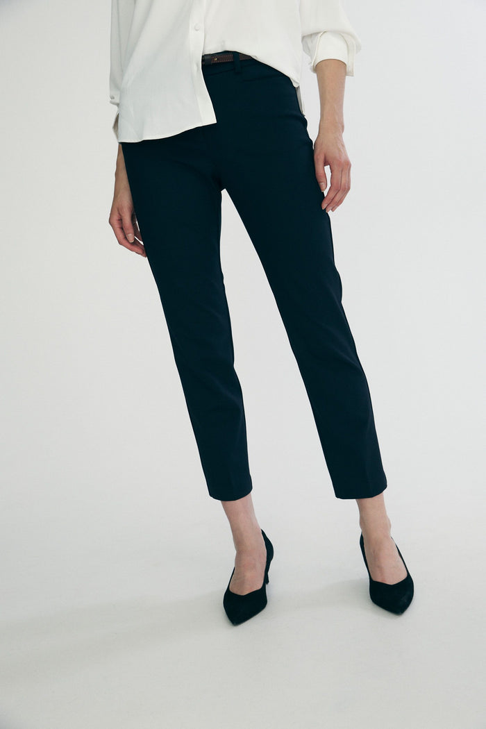 Straight cropped pant