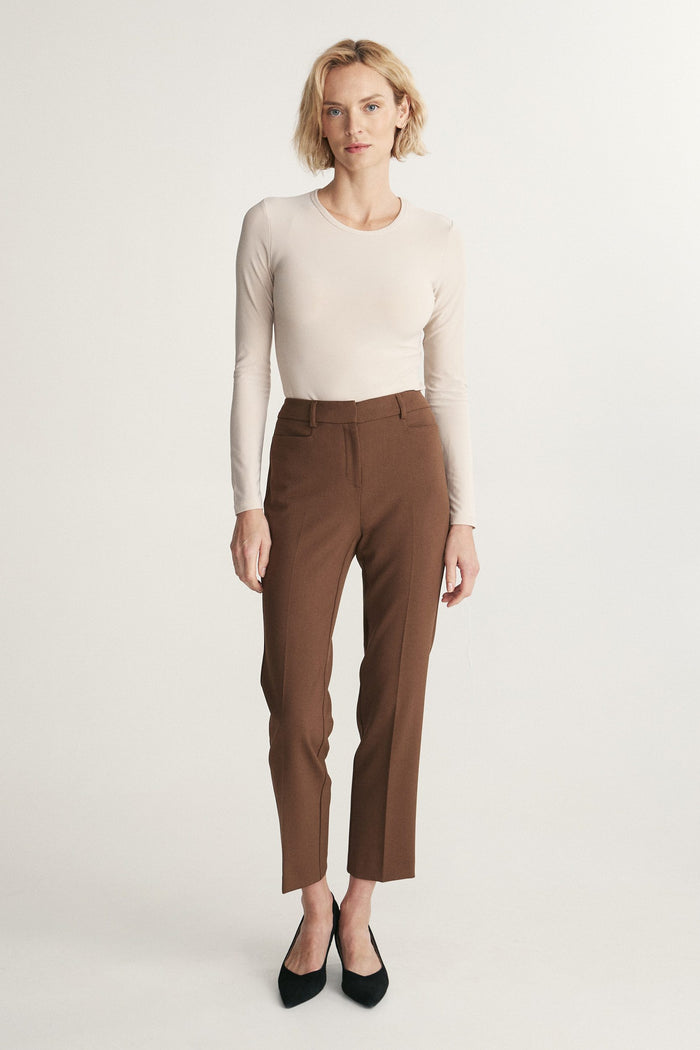 Straight cropped pant