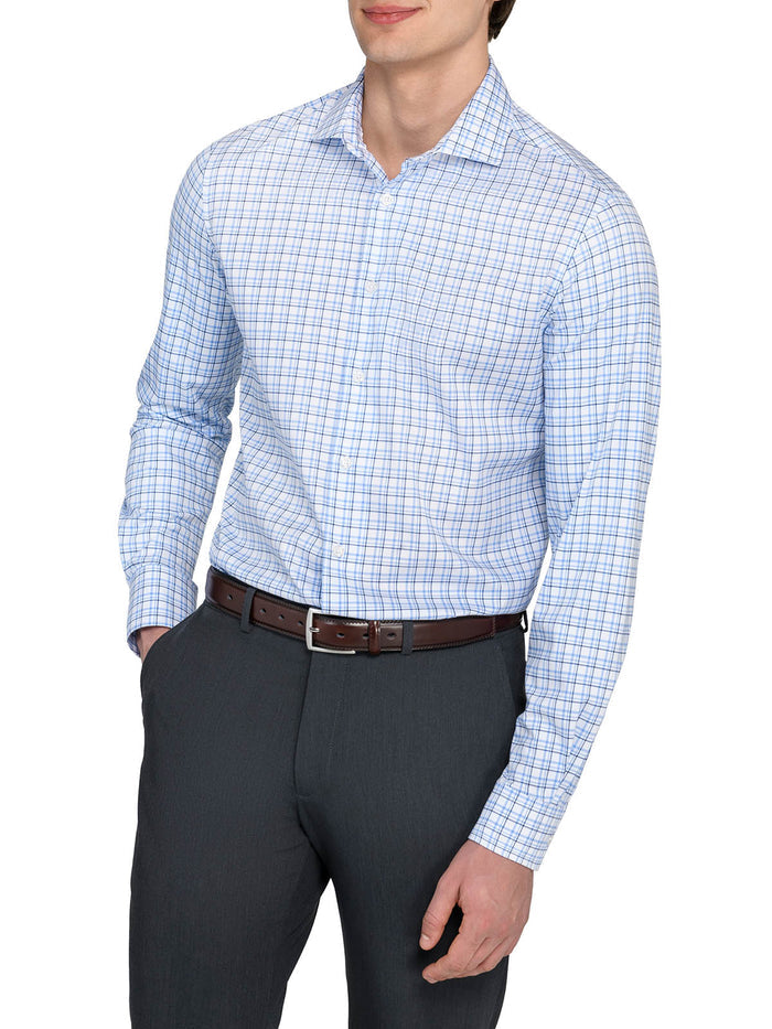 WHITE/BLUE / 15 / Slim