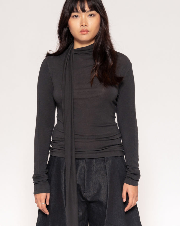 Strung Along Charcoal Long Sleeve