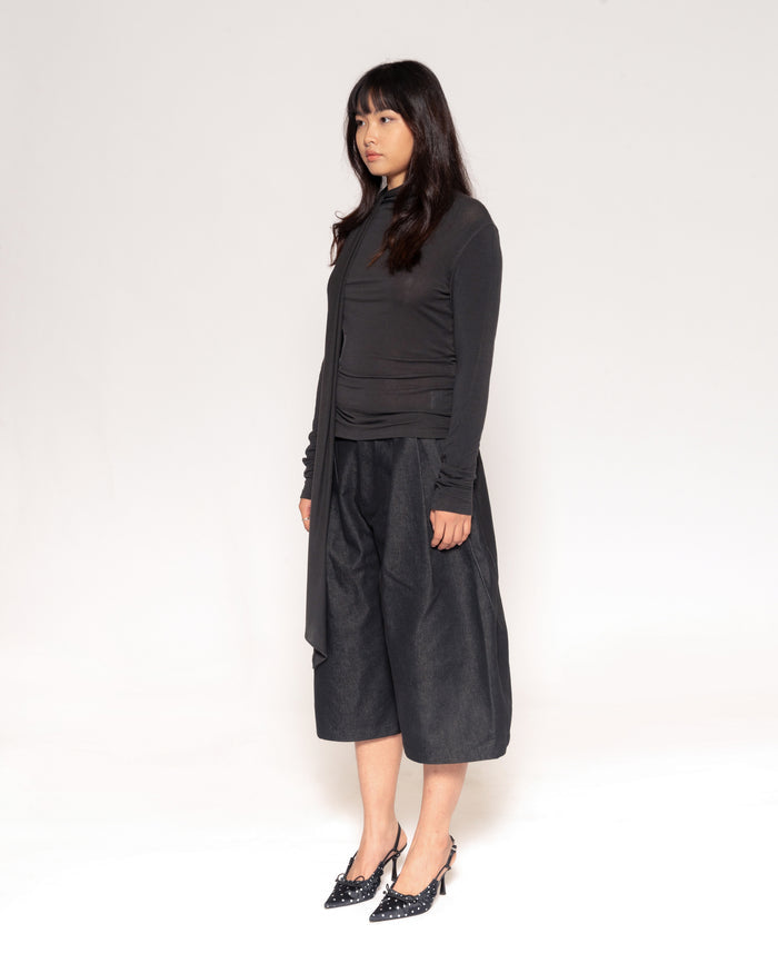 Strung Along Charcoal Long Sleeve