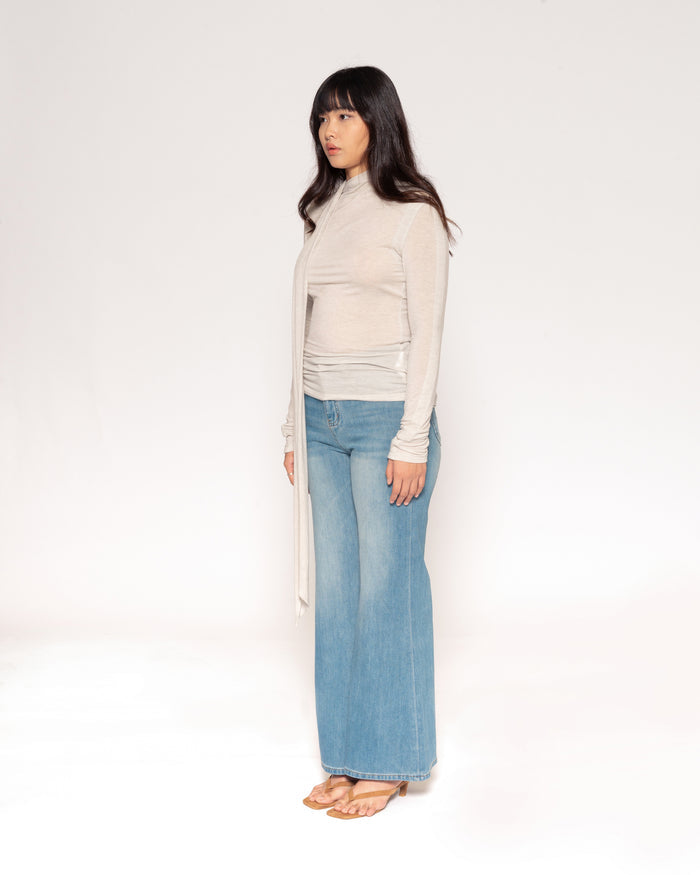 Strung Along Cream Long Sleeve