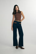 Suede belt