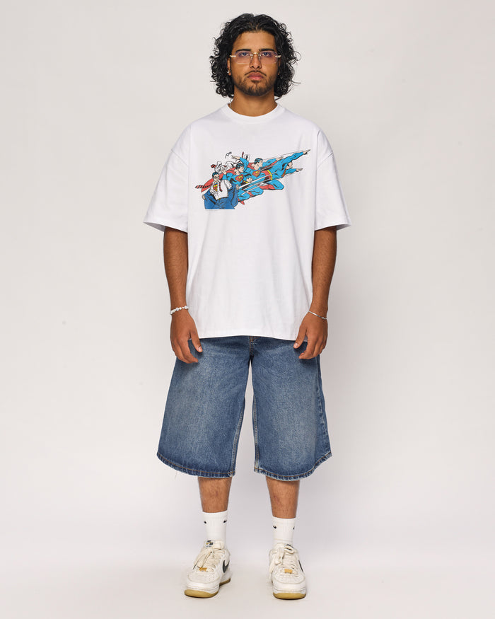 Superman Flying Oversized Tee