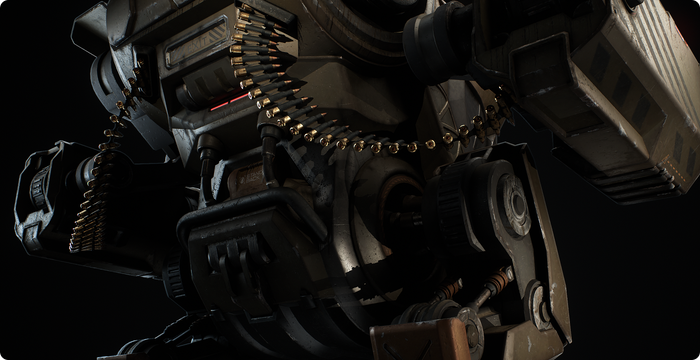 Tank Mech 3D Model