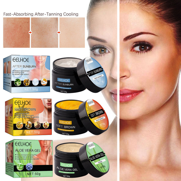 Tanning and After-Sun Repair Cream for Wheat Skin