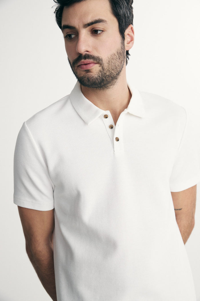 Textured polo