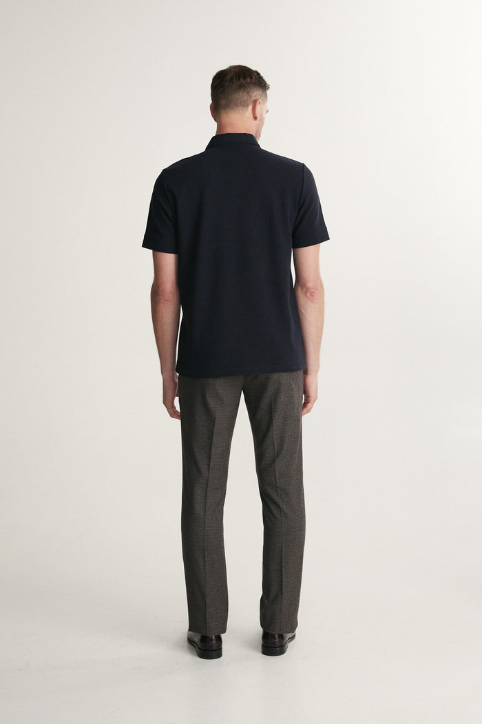 Textured polo