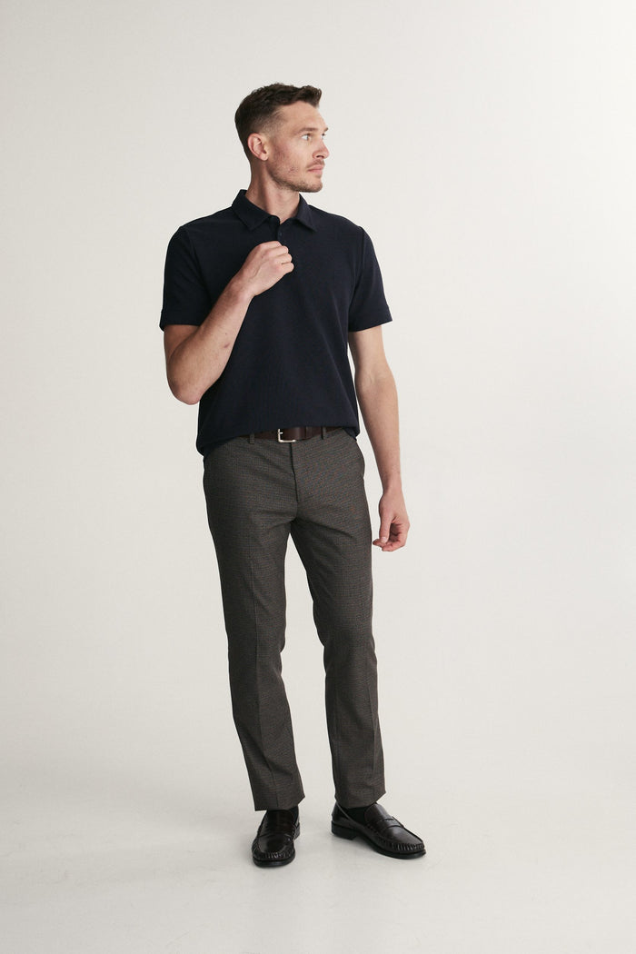 Textured polo