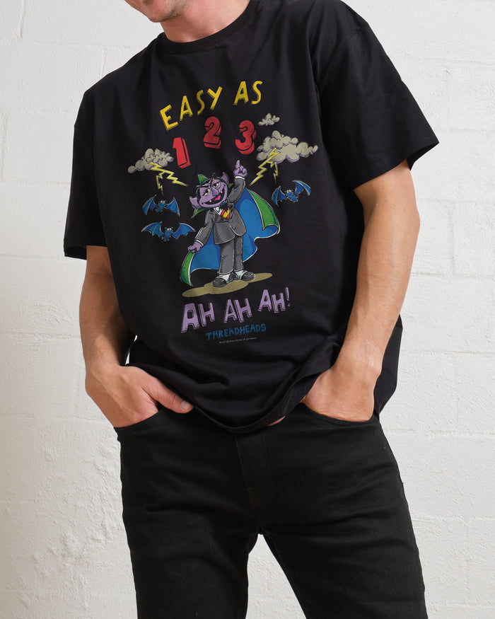 The Count-Easy As 123 T-Shirt Australia Online