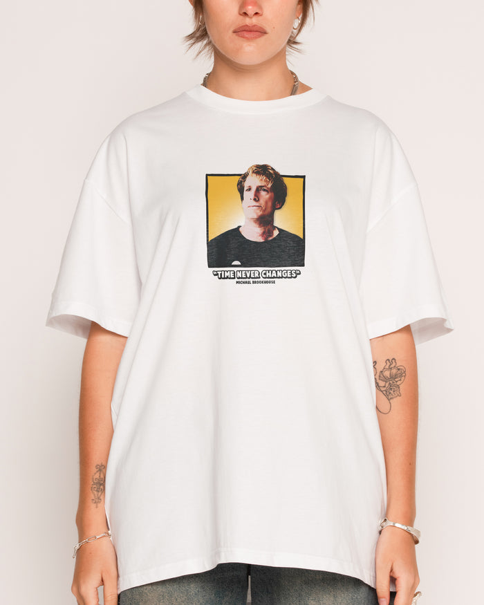Time Never Changes White T-Shirt