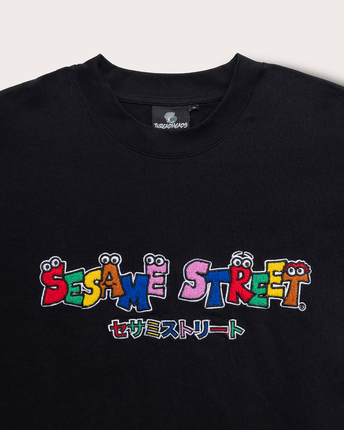Tokyo Bin Party Black Oversized Tee
