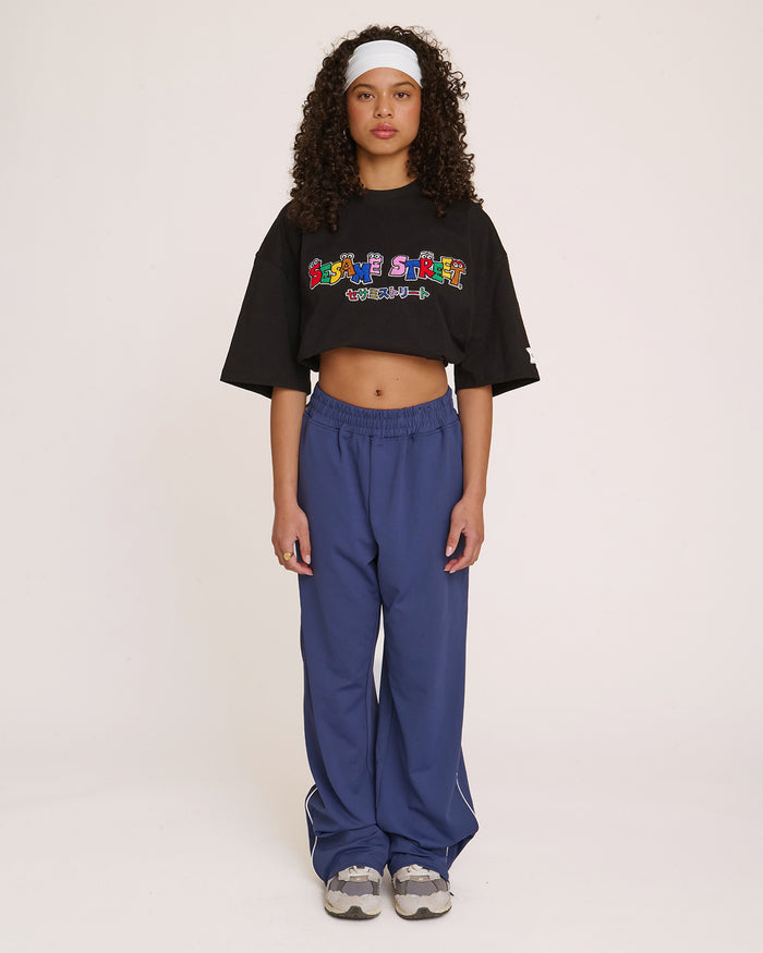 Tokyo Bin Party Black Oversized Tee