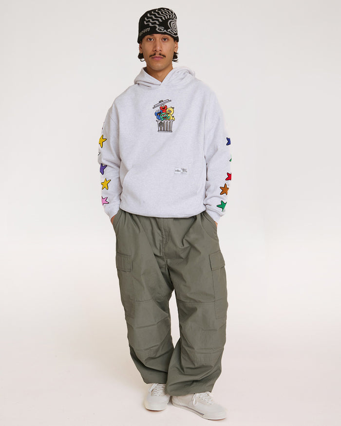 Tokyo Bin Party Grey Hoodie
