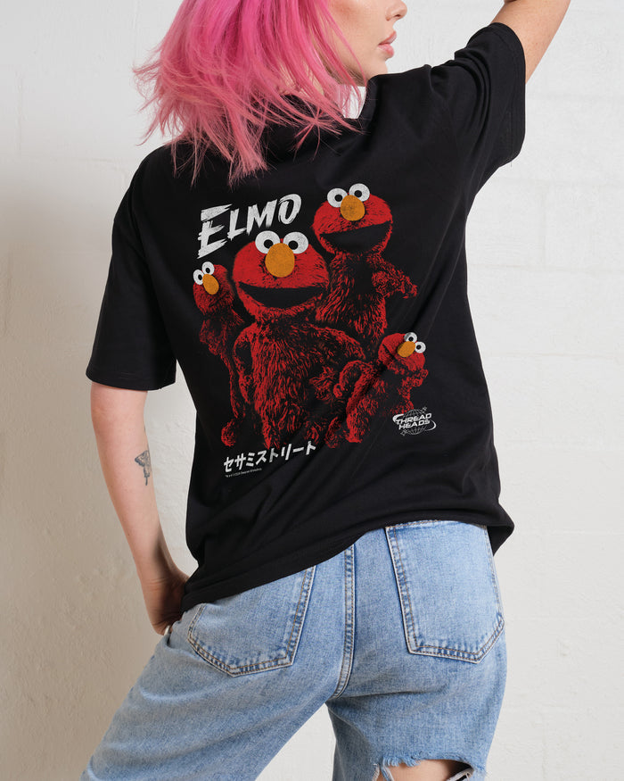 Tokyo Elmo Front and Back T-Shirt Australia Online