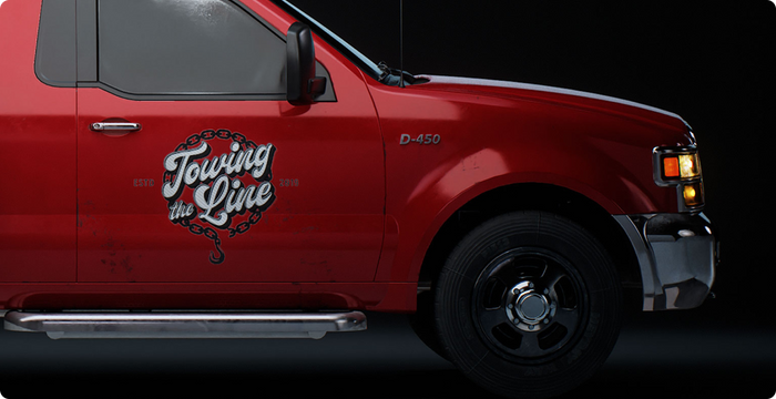 Tow Truck 3D Model