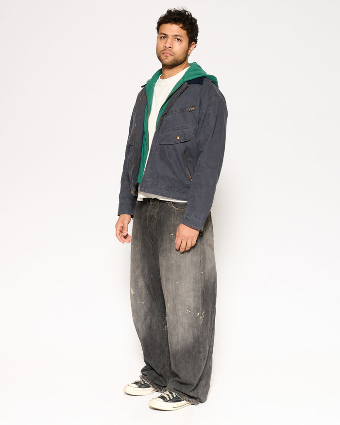 Transit Hooded Jacket - Navy