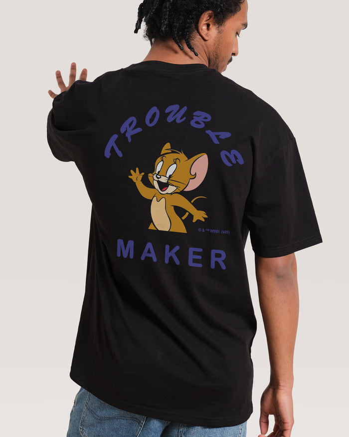 Troublesome Jerry Black T-Shirt