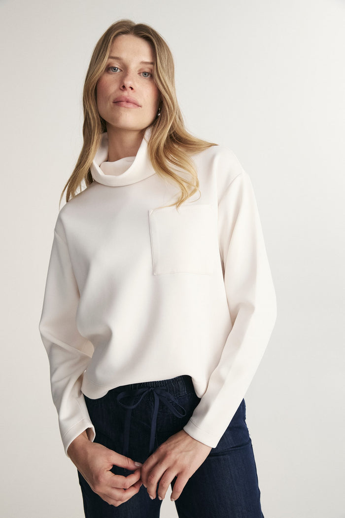Turtleneck sweatshirt