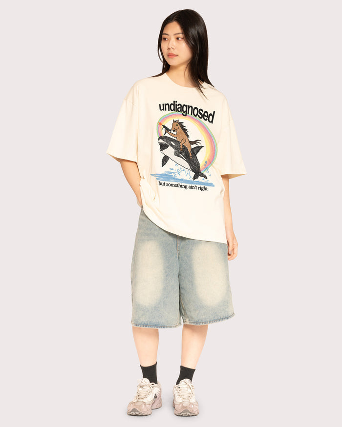 Undiagnosed Natural Oversized Tee