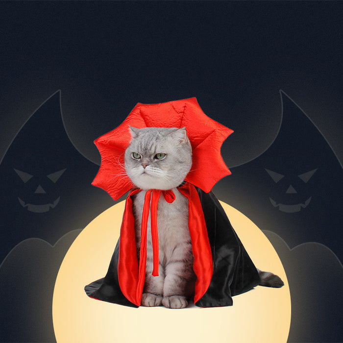 Vampire King Halloween Cape for cats and dogs