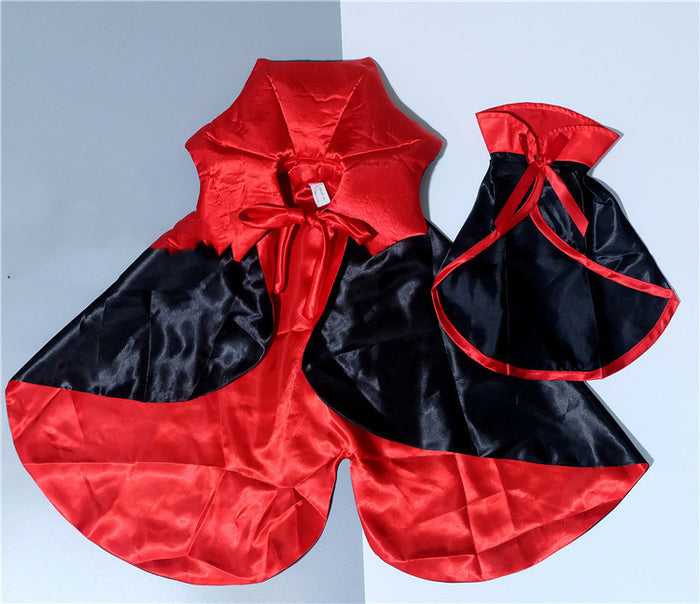 Vampire King Halloween Cape for cats and dogs