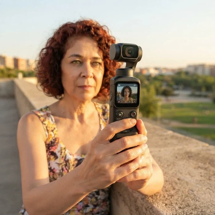Videocamera Tascabile 4K con Tracciamento