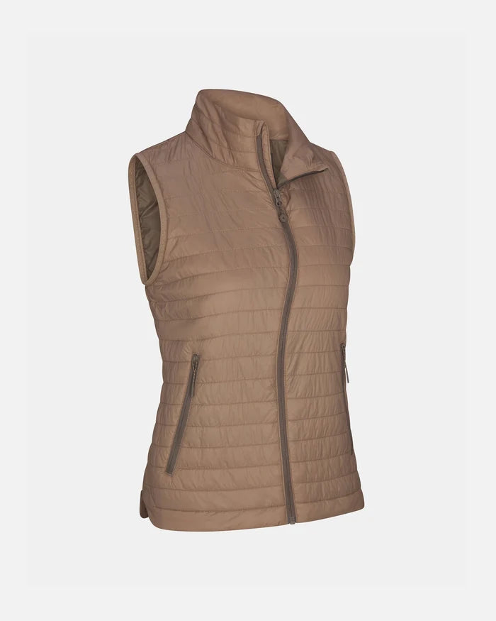 Women's Mayu Ultralight Puffer Vest in Fossil / Tan – PAKA Apparel